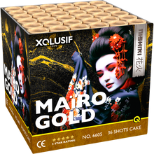 Lade das Bild in den Galerie-Viewer, Maïro Gold XQlusif Feuerwerksbatterie