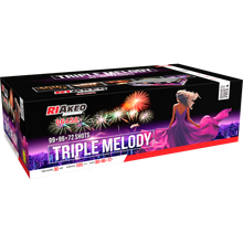 Lade das Bild in den Galerie-Viewer, Triple Melody 267 Schuss Verbundfeuerwerk Riakeo