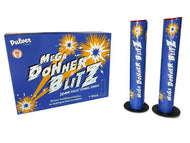 Mega Donnerblitz Salutbombenrohre (4er Schachtel)