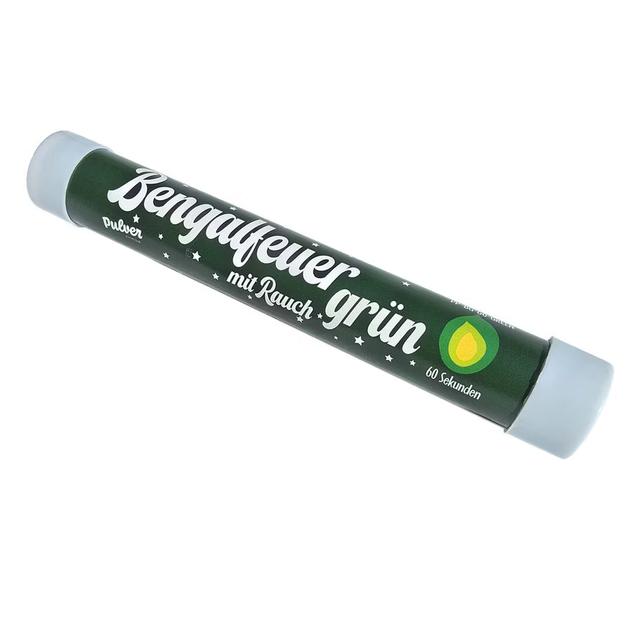 Bengalo Grün 60 sekunden Reibzündung