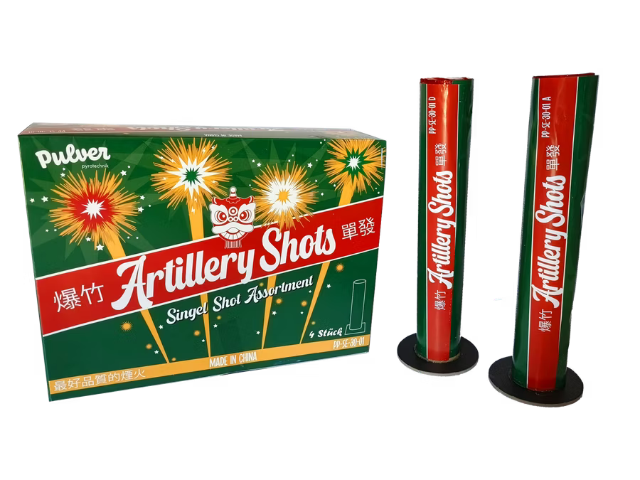 Artillery Shots 30mm Singelshots 4er pack