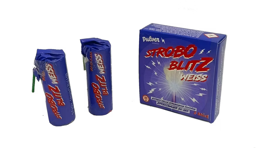 Stroboskope Weiss 90 sek. (5er Schachtel)