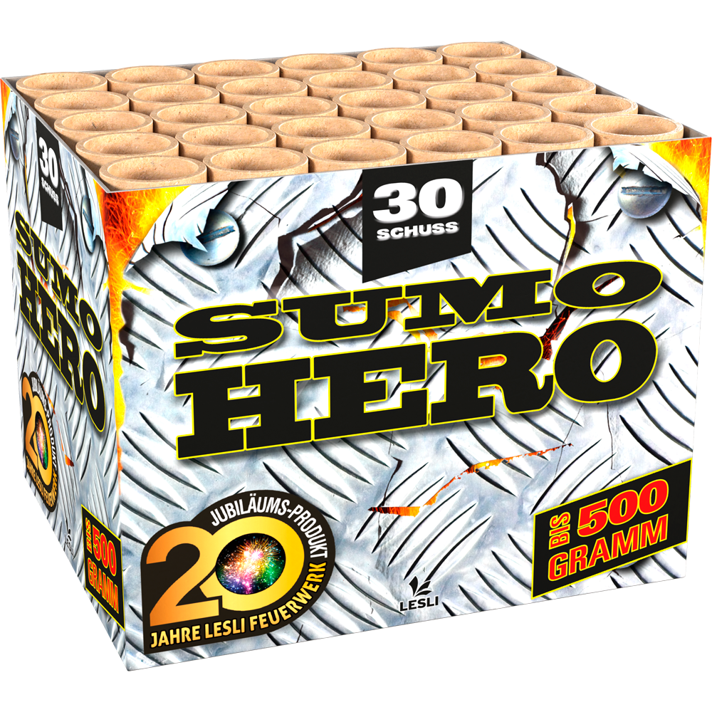Sumo Hero 30 Schuss Feuerwerksbatterie
