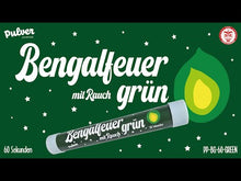 Laden und Abspielen von Videos im Galerie-Viewer, Bengalo Grün 60 sekunden Reibzündung
